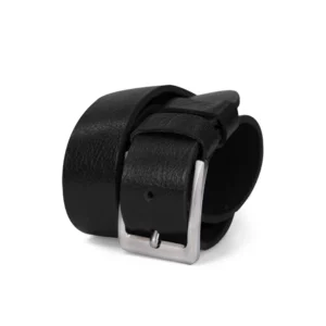 buffalo bob leather belt black 5