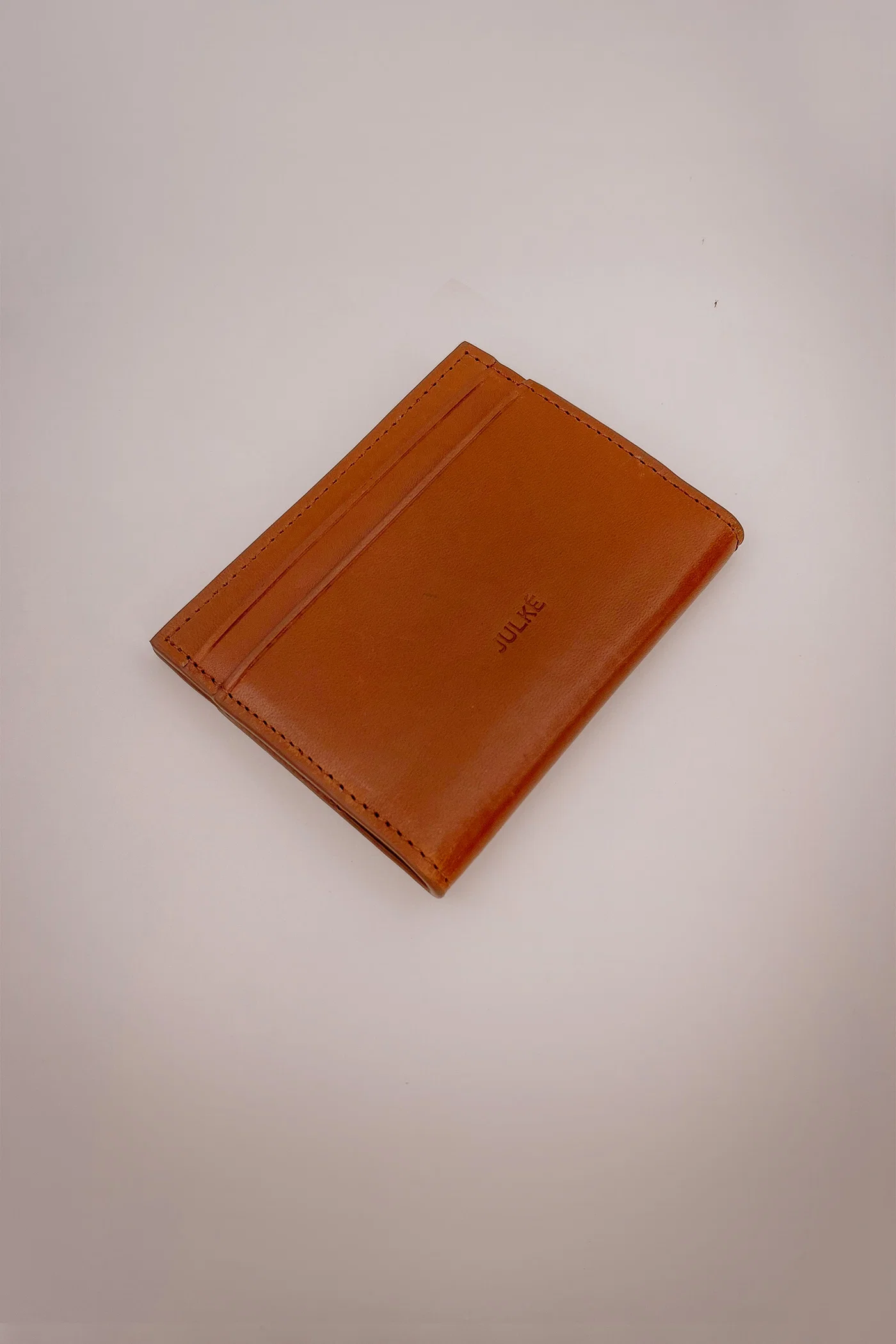 dex mens leather card holder tan top view julke dex mens leather card holder tan top view julke