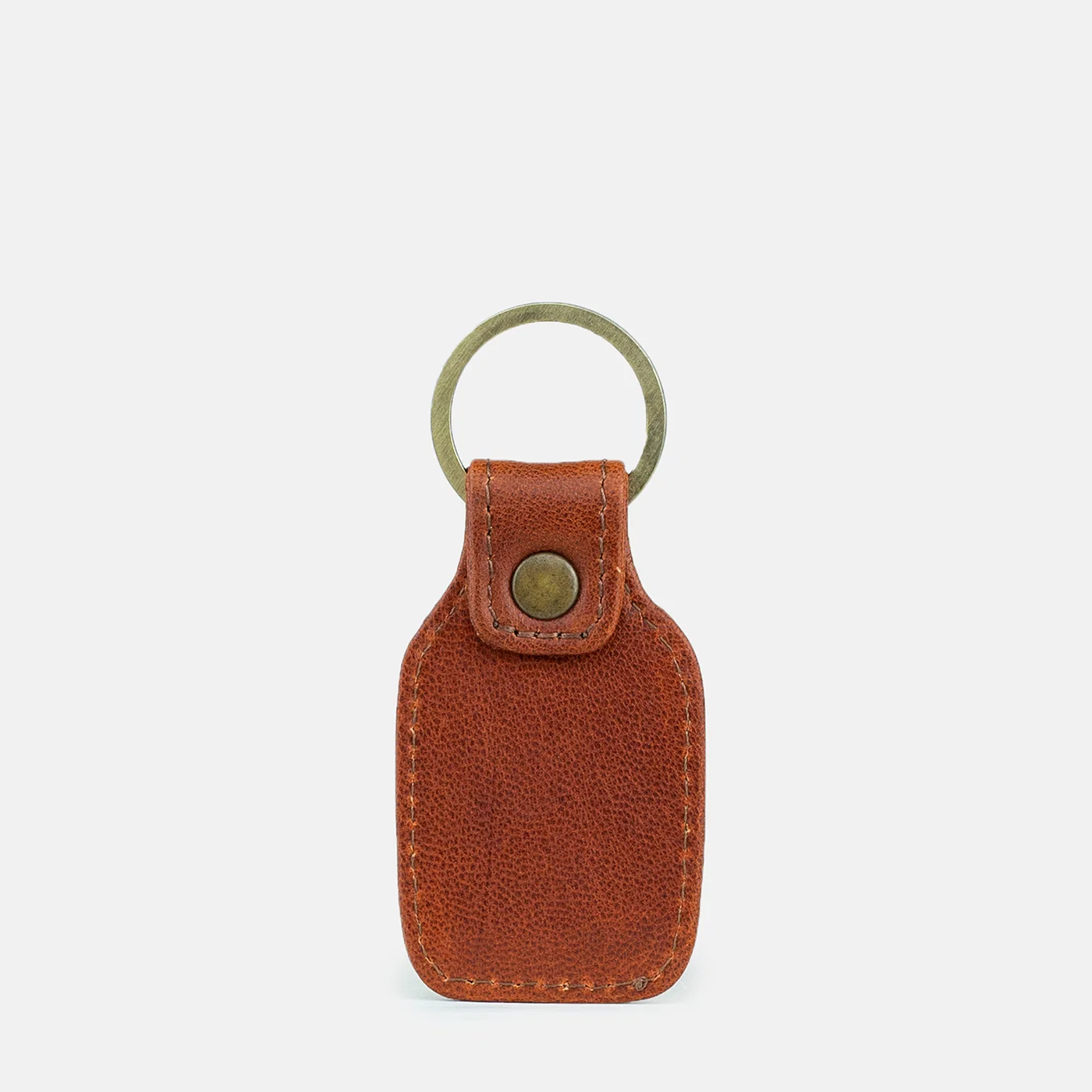 leatherkeychain browncolor backview julke leatherkeychain browncolor backview julke
