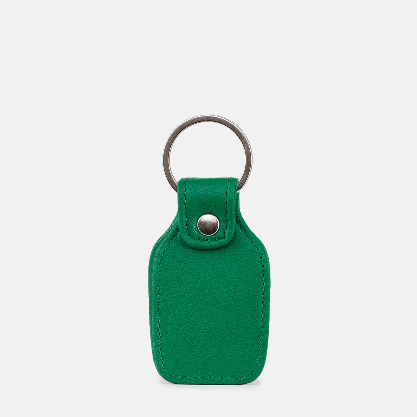 leatherkeychain greencolor backview julke leatherkeychain greencolor backview julke