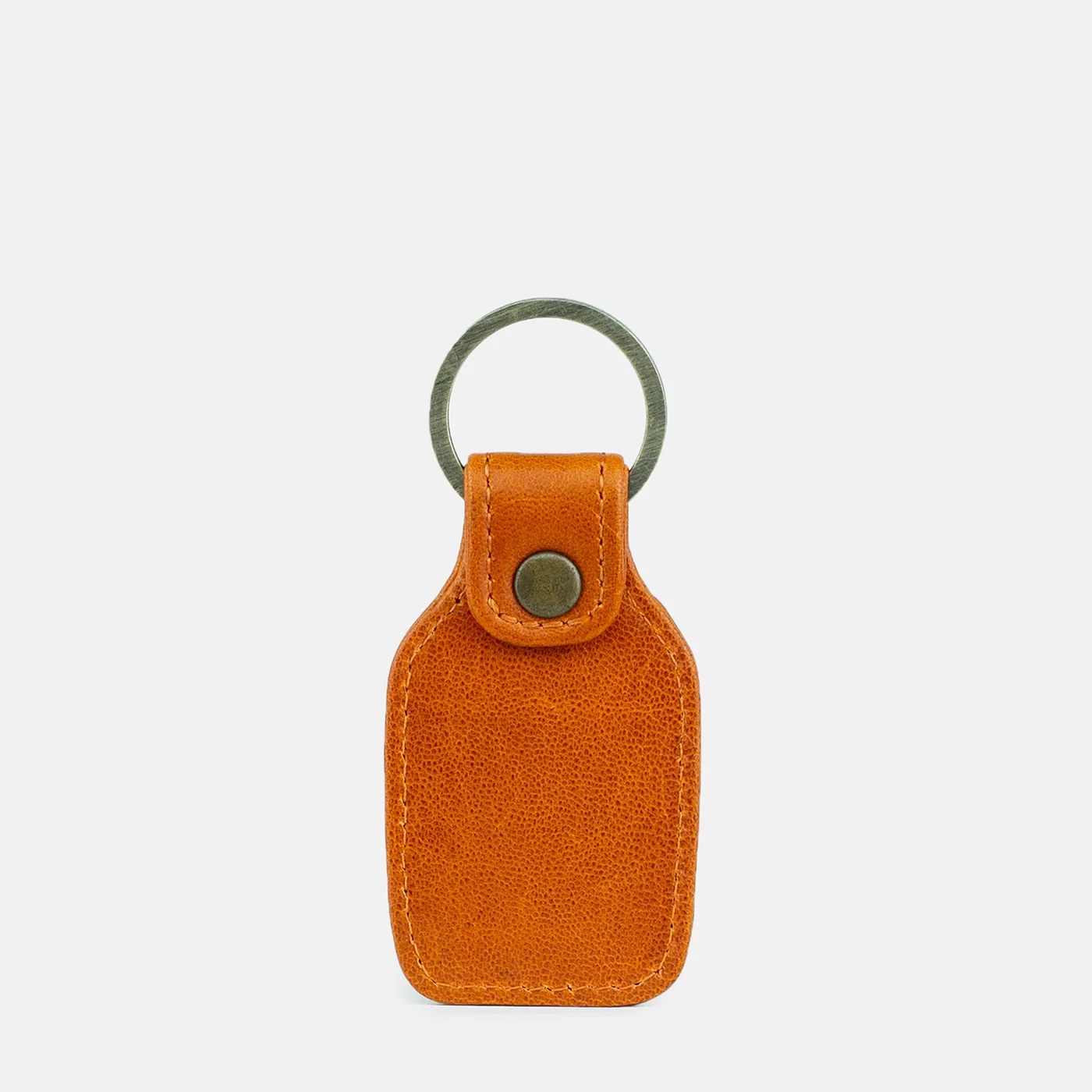 leatherkeychain orangecolor backview julke leatherkeychain orangecolor backview julke