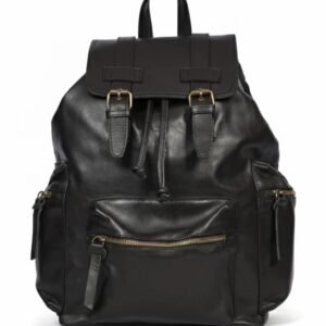 hilford backpack by kordovan black front
